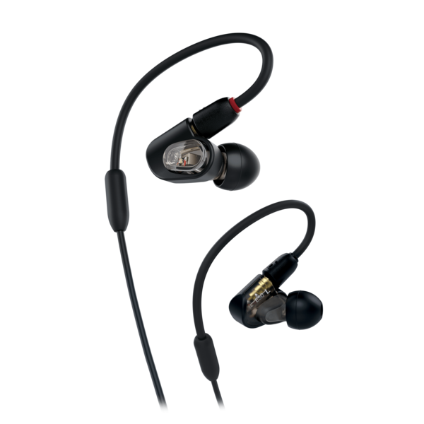 ATH-E50 PROFESSIONAL IN-EAR MONITOR HEADPHONES, FLEXIBLE MEMORY CABLE
